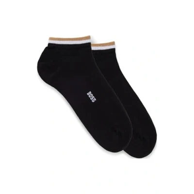 Abbildung von BOSS Sneakersocken &quot;2P AS Uni stripe CC&quot;, (Packung, 2er), mit geringeltem Abschluss