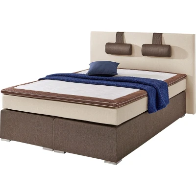 Abbildung von ATLANTIC home collection Boxspringbett &quot;Rick&quot;, mit Bonnell Federkernmatratze, inkl. Topper