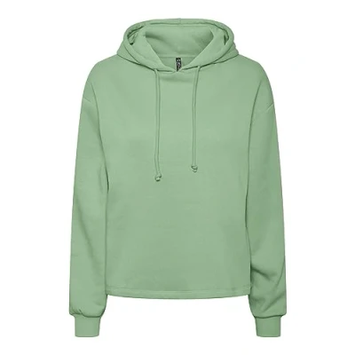 Abbildung von Pieces Pcchilli LS NOOS BC Kapuzenpullover, Damen, Größe: XS, Quiet green