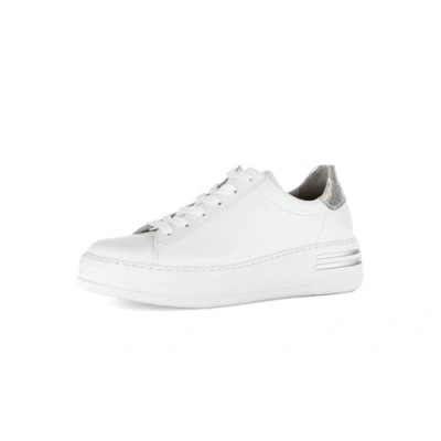 Abbildung von Gabor Comfort Sneaker low, Damen, Größe: 42.5, Weiss/argento Schuhe