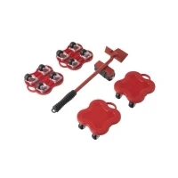Abbildung von TOOLCRAFT Transportwagen TO 7753734 Möbel Transportroller Traglast (max): 400 k