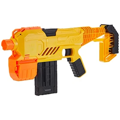 Abbildung von Hasbro Kostüm NERF Alpha Strike Flyte CS 10, Jede Menge Blaster Action ohne Nachladen!