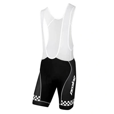 Abbildung von PROLOG Herren Fahrrad Trägerhose kurz, Sommer Radhose 24/7 Cycling, Rennradhose gepolstert, eng geschnitten, Fahrradhose Schwarz Größe M