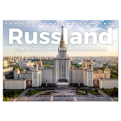 Abbildung von Russland Eine Reise durch ein beeindruckendes Land. (Tischkalender 2025 DIN A5 quer), CALVENDO Monatskalender