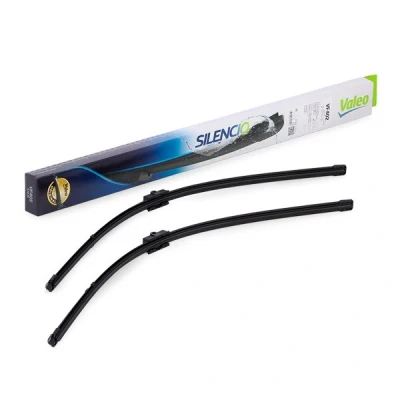 Abbildung von Scheibenwischer Valeo Silencio X.trm, Flat Blade Set 574311 vorne Rahmenlos Stiftbefestigung MERCEDES BENZ: E Klasse T modell