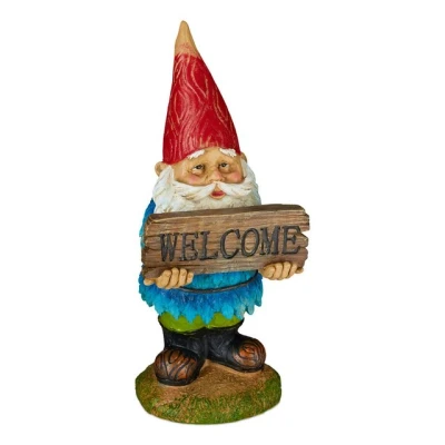 Abbildung von relaxdays Gartenzwerg &quot;Welcome&quot;
