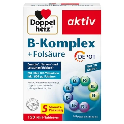 Abbildung von Doppelherz B komplex+folsäure 150 St
