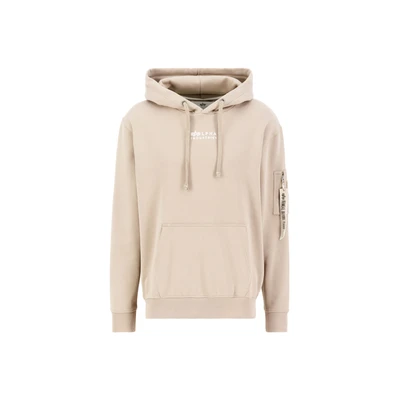 Abbildung von Alpha Industries Kapuzenpullover, Herren, Größe: XL, Kitt