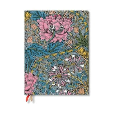 Abbildung von Morris Pink Honeysuckle (William Morris) Ultra Verso 12 month Dayplanner 2024