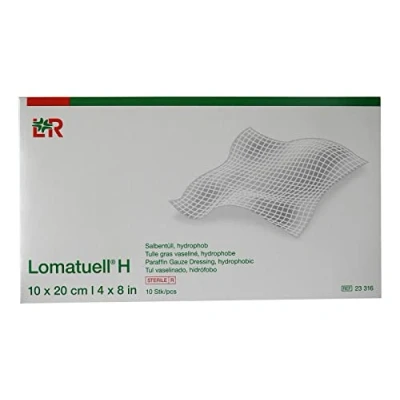 Abbildung von Lomatuell H Salbentüll 10x20 cm steril 10 St