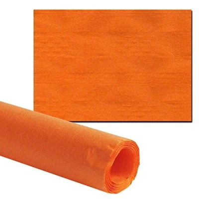 Abbildung von Damasttischtuchrolle orange 8m lang 1m breit