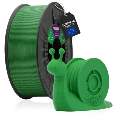 Abbildung von WINKLE PLA HD Filament, Avocado Grün, 3D Drucker 2,85 mm, 1 kg, grünes PLA, kompatibel mit allen Druckern, Maßgenauigkeit, Spule kg