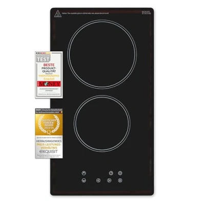 Abbildung von Exquisit Kochfeld EKC301 020 Glaskeramik Touch Control Timer Kindersicherung 3000 W