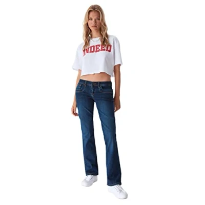Abbildung von LTB Valerie Jeans Bootcut, Damen, Größe: 27x32, Dark age blue wash