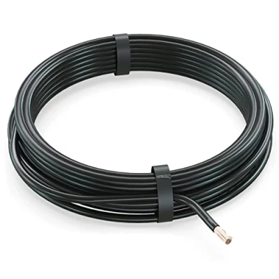 Abbildung von AUPROTEC 10m Fahrzeugleitung 0,35 mm² FLRY B Auto Kabel als Ring Farbe schwarz