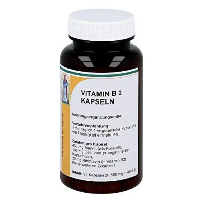 Abbildung von Vitamin B2 20 mg Riboflavin Kapseln