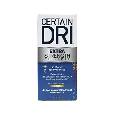 Abbildung von Certain Dri Antitranspirant Deodorant Extra Strength Clinical All Day Schutz vor Geruch und Schwitzen feste 1,7 Unzen