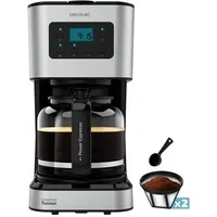 Abbildung von Cecotec Programmierbare Tropfkaffeemaschine Coffee 66 Smart Plus. 980W, Fassungsvermögen 12 Tassen, ExtemAroma Technologie, AutoClean Funktion, Edelstahldesign, LCD Bildschirm, 1,5L