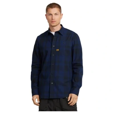 Abbildung von G STAR Bristum Hemd, Herren, Größe: XXL, Imperial blue bold check
