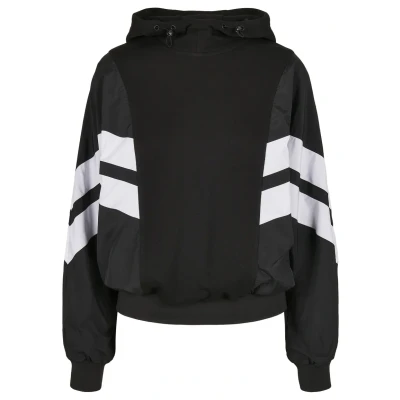 Abbildung von Urban Classics Kapuzenpullover, Damen, Größe: XXL, Black/white
