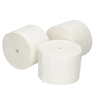 Abbildung von Toilettenpapier ohne Hülse für Compact Spender 900 Blatt 2 lagig