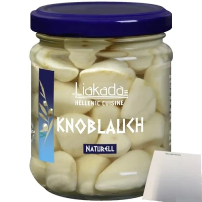 Abbildung von usy Bundle für Liakada Knoblauch naturell in Lake (120g Glas) + Block