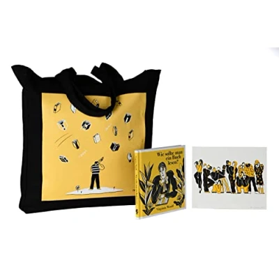 Abbildung von Vorzugsausgabe: Wie sollte man ein Buch lesen?: Illustrierte Ausgabe mit hochwertiger Canvas Tasche und signiertem Siebdruck