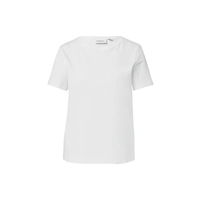 Abbildung von comma casual identity MIT Seitlichem LOGO Tshirt basic, Damen, Größe: 36, Weiß