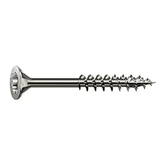 Abbildung von SPAX Universalschraube, 4 x 50 mm, 90 Stück, Teilgewinde, Senkkopf, T STAR plus T20, 4CUT, Edelstahl Rostfrei A2 8000000276507