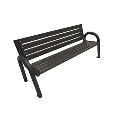 Abbildung von Primario Grande Gartenbank, Parkbank Holz Gartenmöbel, Outdoor Bank mit 350kg Tragfähigkeit Sitzbank Wetterfeste, Design Skandinavische (Primario Palisander, 175cm Gesamtlänge der Bank, CE)
