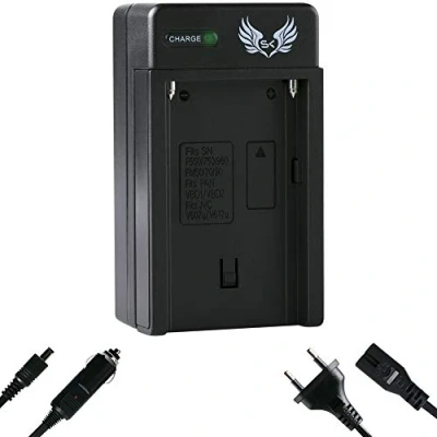 Abbildung von SK Akku Ladegerät Charger für Sony NP FM500H FM500 /// F550 F750 F960 F970 F990 Pro // FM50 QM51 und weitere