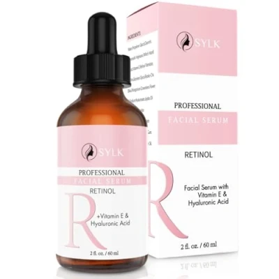 Abbildung von Retinol Serum Gesicht mit Hyaluron für Microneedling Hochdosiert Testsieger Falten Weg Soforteffekt Anti Aging Gesichtsserum Pickelmale &amp; Pigmentflecken Entferner 60 ml
