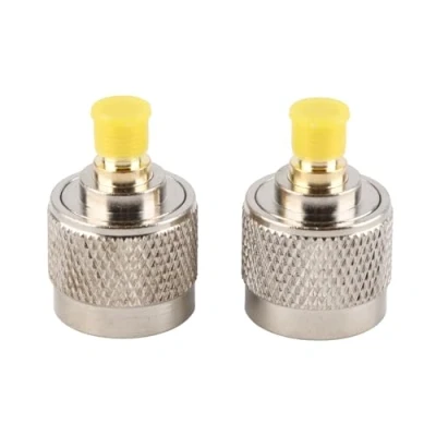 Abbildung von Akozon Typ N auf SMA Adapter 2pcs Stecker Buchse HF Koaxial Test Converter 50Frequenz: 0 6 GHz