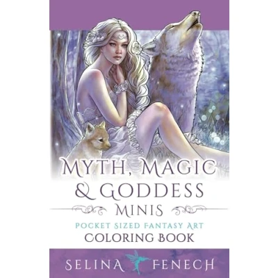 Abbildung von Myth, Magic, and Goddess Minis Pocket Sized Fantasy Art Coloring Book
