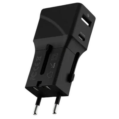Abbildung von Rollingsquare Pocket Travel Adapter Schwarz