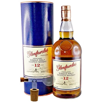 Abbildung von Glenfarclas 12 Jahre Single Malt Whisky + 1 Glaskugelportionierer zum feinen Dosieren