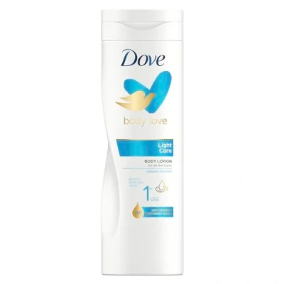 Abbildung von Dove, Körpercreme, leicht, feuchtigkeitsspendend, für alle Hauttypen, tiefe Feuchtigkeitsaufnahme 48 Stunden, schnelle Absorption, mit Ceramid Restoring Serum, dermatologisch getestet, 400 ml