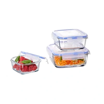 Abbildung von Ritzenhoff &amp; Breker Frischhaltedose Mono Frischhaltedosen 3er Set, Glas, (3 tlg)