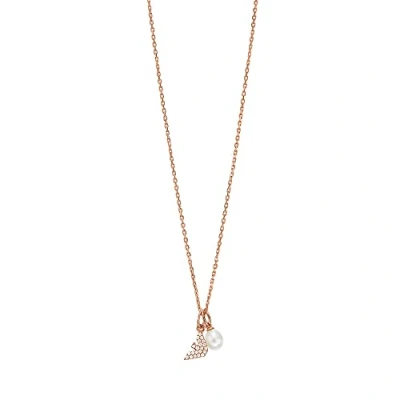 Abbildung von Emporio Armani Halskette Rose goldcoloured, Damen, Größe: One Size, gold coloured
