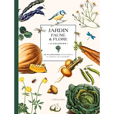 Abbildung von Jardin Faune et flore à colorier: 40 planches détachables colorier ou peindre
