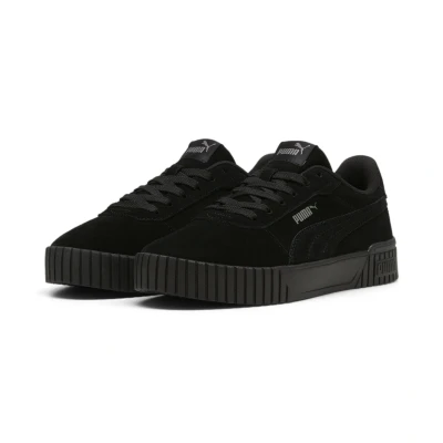 Abbildung von Puma Carina 2 0 Sneaker low, Damen, Größe: 36, Black cast iron Leder und textil