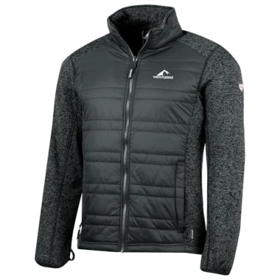 Abbildung von Westfjord Herren hybride Fleece Jacke Gollfoss, Schwarz, Größe Large