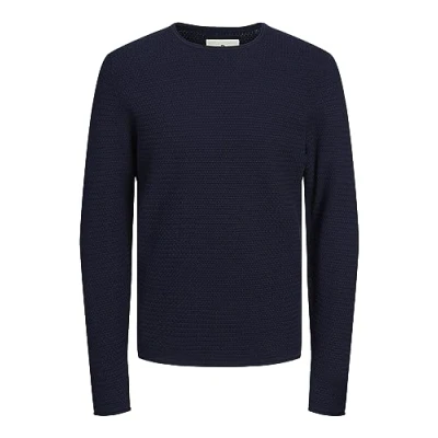 Abbildung von Jack &amp; Jones Premium CREW NECK NOOS Strickpullover, Herren, Größe: XL, Maritime blue