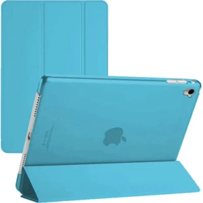 Abbildung von TechDealsUK für iPad 10.2 9. 8. 7. Generation 2021 2020 2019 Smart Case Ultra Slim Magnetische Abdeckung mit Auto Wake Sleep Apple Aqua