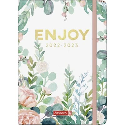 Abbildung von Brunnen Schülerkalender „Enjoy“ 2022/2023 A5 2 Seiten = 1 Woche 1072130143 Motiv: Enjoy