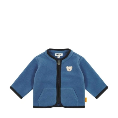 Abbildung von Steiff Sharky Fleecejacke für Kinder, Größe: 80, Bijou blue
