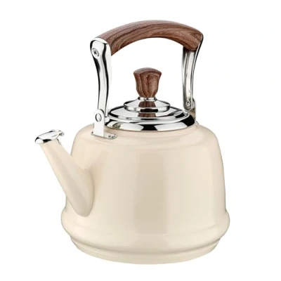 Abbildung von Cilio Wasserkessel Wasserkocher Kaffeekessel Teekessel BIANCO 430844, Material: Edelstahl