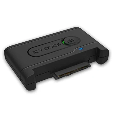 Abbildung von ICY DOCK EZ Adapter Ex MB931U 1VB 1x 2,5 U.2 NVMe SSD zu USB 3.2 Gen2 externer 10Gbps schwarz Kabel inklusive,