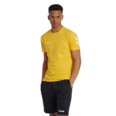 Abbildung von hummel Herren Hmlgo bomuld T shirts, Sports Yellow, S EU