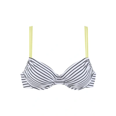 Abbildung von Venice Beach Bikinitop, Damen, Größe: 42xC, Schwarz/weiß/limette